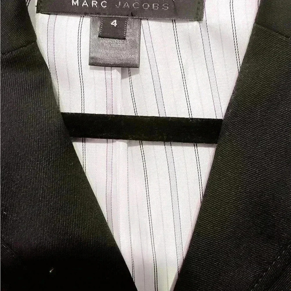 Marc Jacobs 3 button trendy stylish black Long sleeve casual day 2 nite blazer 4 - Picture 3 of 4